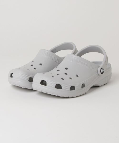 crocs(クロックス)の「クロックス crocs Classic Clog_クラシック クロッグ(サンダル・メンズ・グレー・25.0cm/26.0cm/29.0cm/27.0cm/28.0cm/22.0cm/23.0cm/24.0cm)」の1枚目の写真
