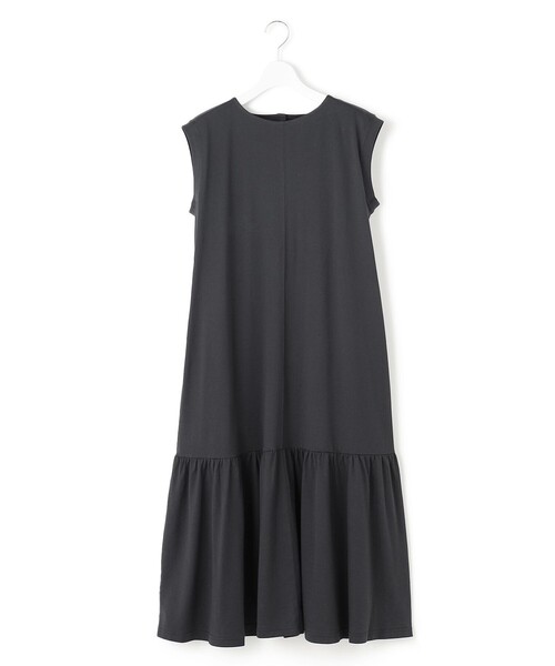 J.PRESS YORK STREET(ジェイプレスヨークストリート)の「【WOMEN】フレアギャザー ワンピース(ワンピース・レディース・ブラック系/スカイブルー系/ネイビー系/ピーコックグリーン系・F)」の8枚目の写真