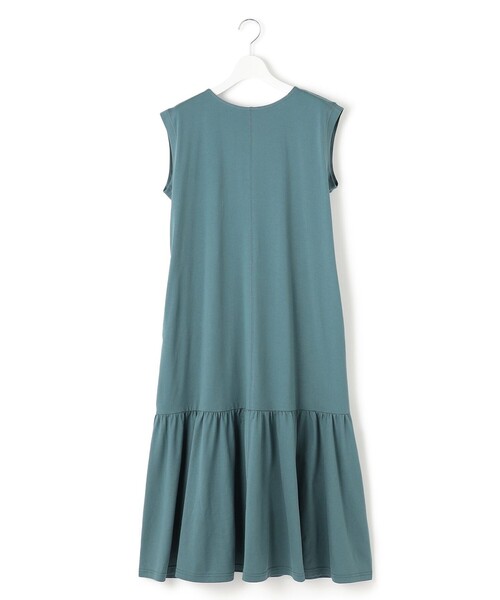 J.PRESS YORK STREET(ジェイプレスヨークストリート)の「【WOMEN】フレアギャザー ワンピース(ワンピース・レディース・ブラック系/スカイブルー系/ネイビー系/ピーコックグリーン系・F)」の12枚目の写真