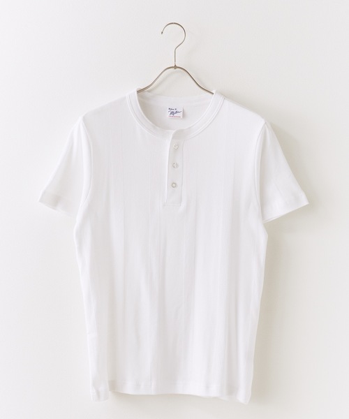 MILLER(ミラー)の「R.P.miller/ミラー ヘンリー半袖Tシャツ(Tシャツ/カットソー・メンズ・ブラック/ホワイト/グレー・M/LL/L)」の12枚目の写真