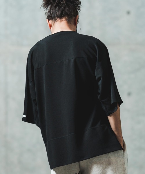 GLIMCLAP(グリムクラップ)の「mt9701- Thermal fabric T-shirt Tシャツ(Tシャツ/カットソー・メンズ・ブラック/ホワイト・S/M/L)」の6枚目の写真