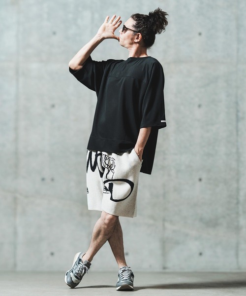 GLIMCLAP(グリムクラップ)の「mt9701- Thermal fabric T-shirt Tシャツ(Tシャツ/カットソー・メンズ・ブラック/ホワイト・S/M/L)」の8枚目の写真