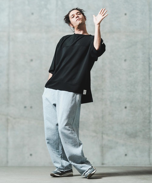 GLIMCLAP(グリムクラップ)の「mt9701- Thermal fabric T-shirt Tシャツ(Tシャツ/カットソー・メンズ・ブラック/ホワイト・S/M/L)」の11枚目の写真