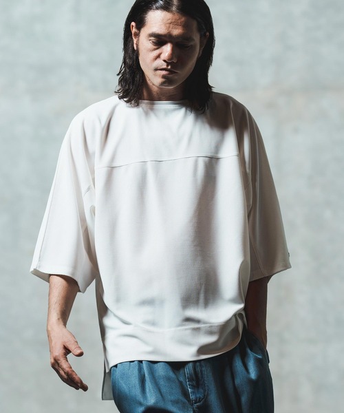 GLIMCLAP(グリムクラップ)の「mt9701- Thermal fabric T-shirt Tシャツ(Tシャツ/カットソー・メンズ・ブラック/ホワイト・S/M/L)」の15枚目の写真