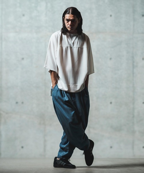 GLIMCLAP(グリムクラップ)の「mt9701- Thermal fabric T-shirt Tシャツ(Tシャツ/カットソー・メンズ・ブラック/ホワイト・S/M/L)」の16枚目の写真