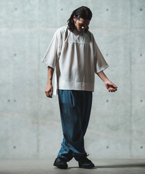 GLIMCLAP(グリムクラップ)の「mt9701- Thermal fabric T-shirt Tシャツ(Tシャツ/カットソー・メンズ・ブラック/ホワイト・S/M/L)」の17枚目の写真