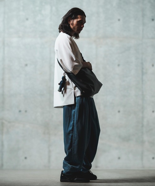 GLIMCLAP(グリムクラップ)の「mt9701- Thermal fabric T-shirt Tシャツ(Tシャツ/カットソー・メンズ・ブラック/ホワイト・S/M/L)」の18枚目の写真