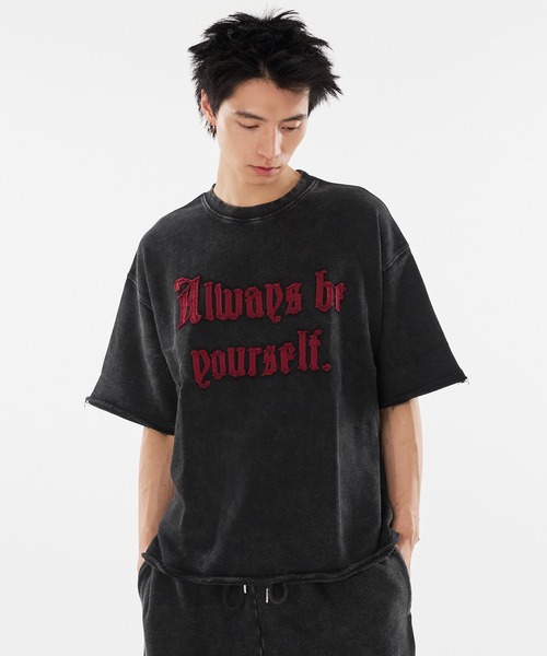 kutir（クティール）の「VINTAGE LIKE TEE／ヴィンテージライクTEE(SETUP着用可能)（Tシャツ/カットソー・メンズ・グレー/レッド/ブルー/ブラウン/ブラック/レッド系/ブラック系・MEDIUM/LARGE）」の2枚目の写真