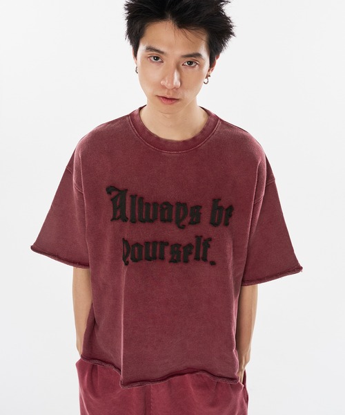 kutir（クティール）の「VINTAGE LIKE TEE／ヴィンテージライクTEE(SETUP着用可能)（Tシャツ/カットソー・メンズ・グレー/レッド/ブルー/ブラウン/ブラック/レッド系/ブラック系・MEDIUM/LARGE）」の7枚目の写真