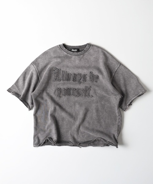 kutir（クティール）の「VINTAGE LIKE TEE／ヴィンテージライクTEE(SETUP着用可能)（Tシャツ/カットソー・メンズ・グレー/レッド/ブルー/ブラウン/ブラック/レッド系/ブラック系・MEDIUM/LARGE）」の3枚目の写真