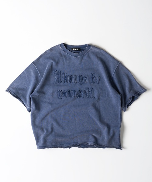 kutir（クティール）の「VINTAGE LIKE TEE／ヴィンテージライクTEE(SETUP着用可能)（Tシャツ/カットソー・メンズ・グレー/レッド/ブルー/ブラウン/ブラック/レッド系/ブラック系・MEDIUM/LARGE）」の5枚目の写真