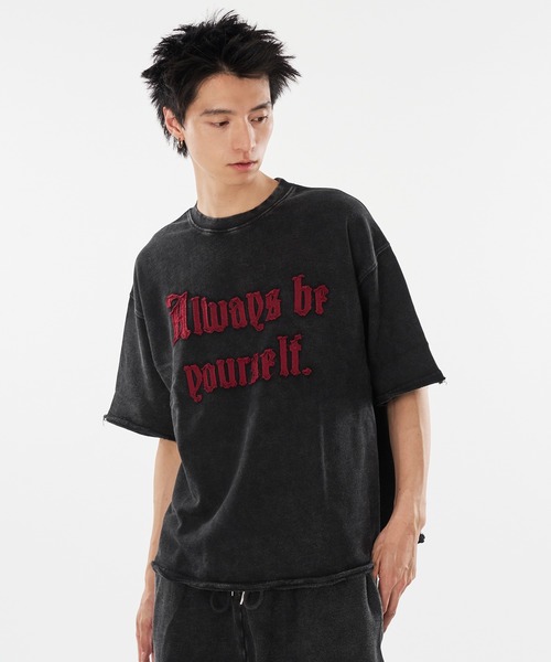 LLICA ヴィンテージTシャツ 黒 shopbring_3024g050021