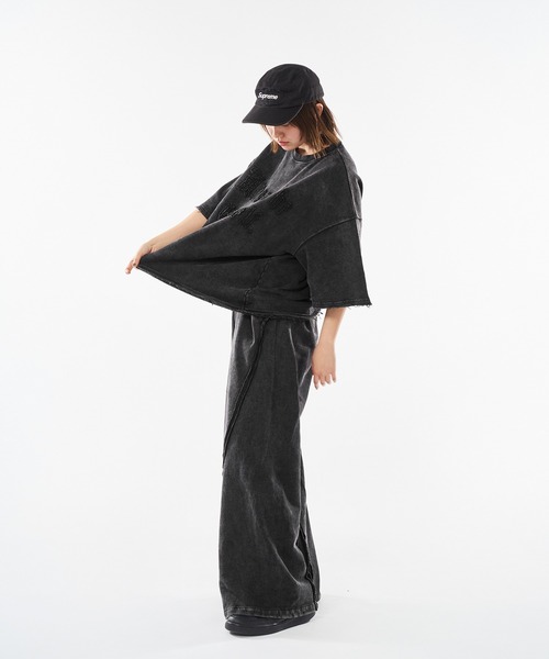 kutir（クティール）の「VINTAGE LIKE TEE／ヴィンテージライクTEE(SETUP着用可能)（Tシャツ/カットソー・メンズ・グレー/レッド/ブルー/ブラウン/ブラック/レッド系/ブラック系・MEDIUM/LARGE）」の15枚目の写真