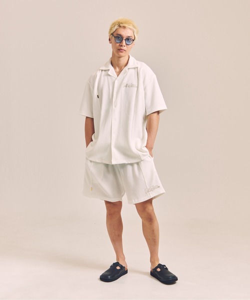 GALLIS ADDICTION(ガリスアディクション)の「GA 切替PLEATS-SHORTS(その他パンツ・メンズ・ホワイト/ブラック・M/L)」の14枚目の写真