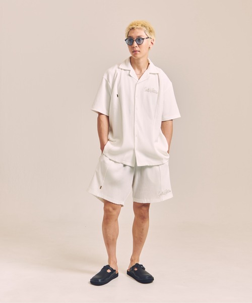 GALLIS ADDICTION(ガリスアディクション)の「GA 切替PLEATS-SHORTS(その他パンツ・メンズ・ホワイト/ブラック・M/L)」の15枚目の写真