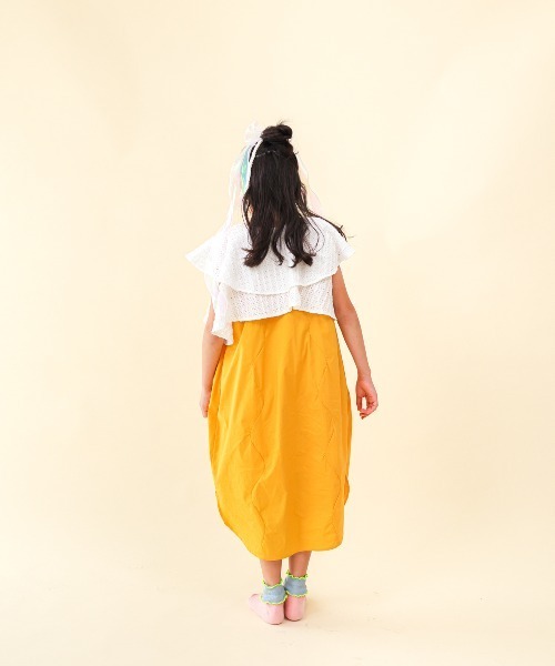 unica（ユニカ）の「カーデ付きウェーブラインワンピース（ワンピース・キッズ・マスタード/レッド/ブラック・M/L/XL/S）」の22枚目の写真