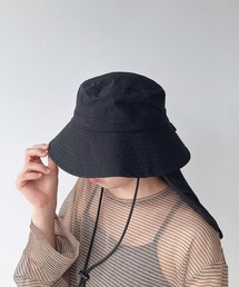 AS KNOW AS plus（アズノゥアズプラス）の「撥水冷感 紫外線防止 サンシェード付きUVハット（ハット）」