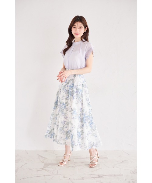 tocco closet(トッコ クローゼット)の「レーススリーブブラウス(シャツ/ブラウス・レディース・ブラック/オフホワイト/パープル・M)」の16枚目の写真