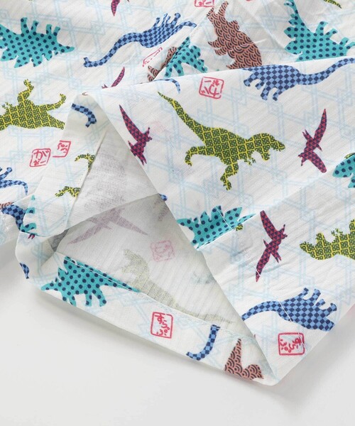 SLAP SLIP(スラップスリップ)の「【お揃い】モチーフ総柄甚平(80~130cm)(浴衣・キッズ・ブルー系その他2/ホワイト系その他/ブルー系その他・100cm/110cm/90cm/80cm/130cm/120cm)」の16枚目の写真