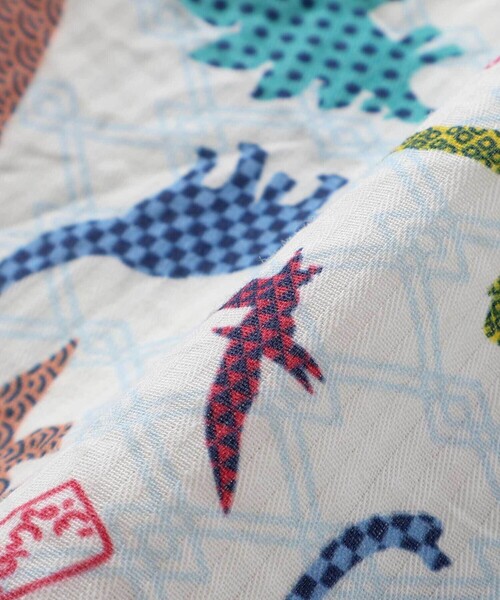 SLAP SLIP(スラップスリップ)の「【お揃い】モチーフ総柄甚平(80~130cm)(浴衣・キッズ・ブルー系その他2/ホワイト系その他/ブルー系その他・100cm/110cm/90cm/80cm/130cm/120cm)」の17枚目の写真