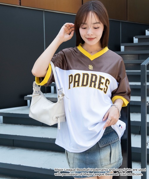 セール】∴WEGO/【25年春夏新作】MLB別注メッシュゲーム
