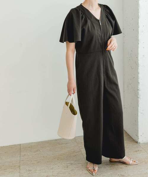 【美品】アーバンリサーチロッソ　フレアスリーブオールインワン URBAN RESEARCH ROSSO｜F by ROSSO フレアスリーブ