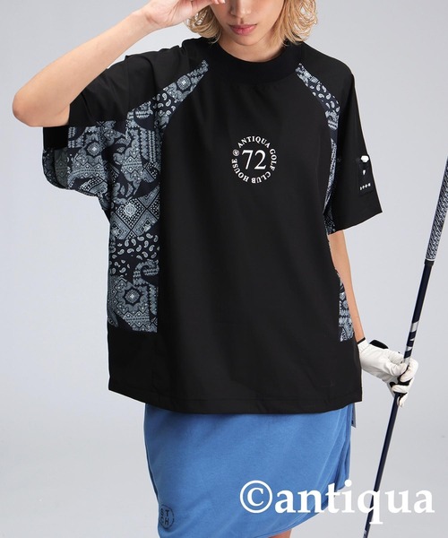 トップス ch!iii STCH】ペイズリー柄ロゴトップス（Tシャツ/カットソー