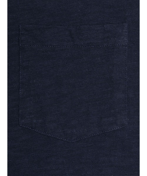 Nudie Jeans(ヌーディージーンズ)の「Nudie Jeans/ヌーディージーンズ Roy Heavy Slub T-Shirt / ポケットTシャツ(Tシャツ/カットソー・メンズ・スミクロ/アイボリー/ダークブルー・S/M/L/XL)」の6枚目の写真
