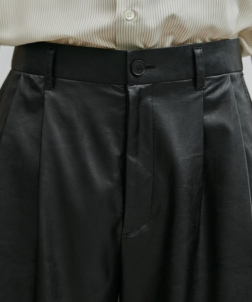 UNITED TOKYO（ユナイテッドトウキョウ）の「ライトレザーショーツ（その他パンツ・メンズ・ブラック・2/1）」の7枚目の写真