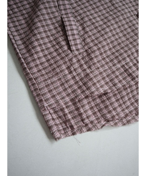 JUMELLE（ジュメロ）の「frayline check shirt（シャツ/ブラウス・レディース・ブラック/ピンク・FREE）」の12枚目の写真