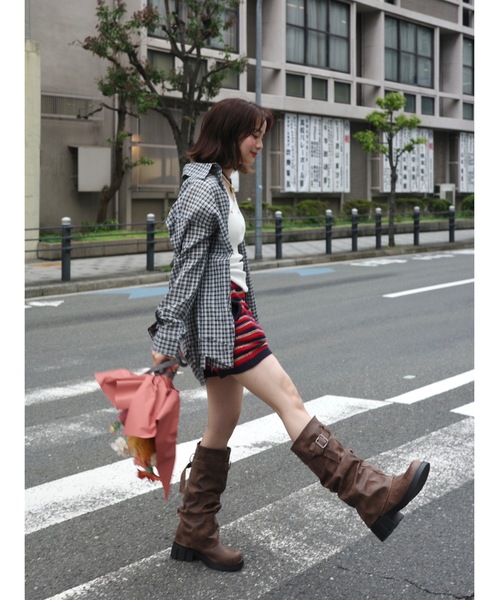 JUMELLE（ジュメロ）の「frayline check shirt（シャツ/ブラウス・レディース・ブラック/ピンク・FREE）」の20枚目の写真