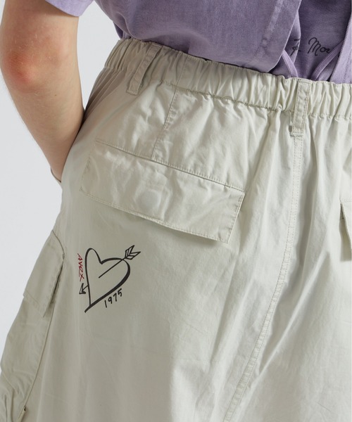 AVIREX（アヴィレックス）の「FLYING TIGERS PRINT SKIRT/フライングタイガープリントスカート（スカート・レディース・ブラック/アイボリー/ライム・F）」の21枚目の写真