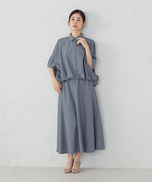 コムサイズム（COMME CA ISM）/バルーン シャツ / セットアップ対応 セール】バルーン シャツ / セットアップ対応（シャツ/ブラウス