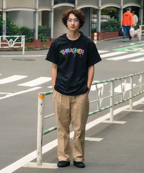 THRASHER(スラッシャー)の「BALLOONS S/S T-SHIRTS/スラッシャーバルーンロゴプリント半袖Tシャツ(Tシャツ/カットソー・メンズ・ブラック/ホワイト・MEDIUM/LARGE/X-LARGE)」の9枚目の写真