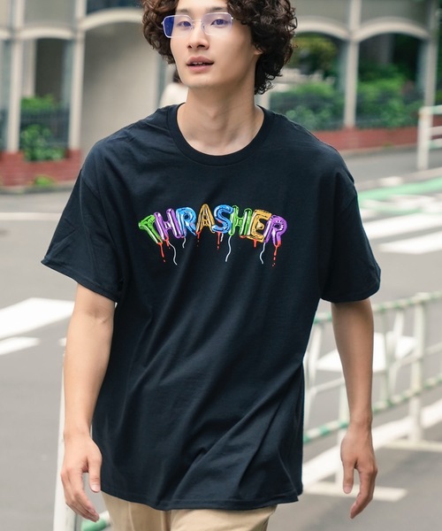 THRASHER(スラッシャー)の「BALLOONS S/S T-SHIRTS/スラッシャーバルーンロゴプリント半袖Tシャツ(Tシャツ/カットソー・メンズ・ブラック/ホワイト・MEDIUM/LARGE/X-LARGE)」の11枚目の写真