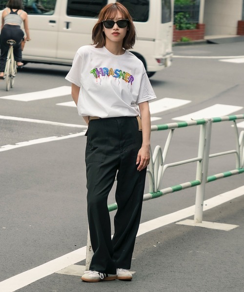 THRASHER(スラッシャー)の「BALLOONS S/S T-SHIRTS/スラッシャーバルーンロゴプリント半袖Tシャツ(Tシャツ/カットソー・メンズ・ブラック/ホワイト・MEDIUM/LARGE/X-LARGE)」の3枚目の写真