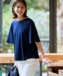 フレア袖」に該当するレディースのTシャツ/カットソー（半袖
