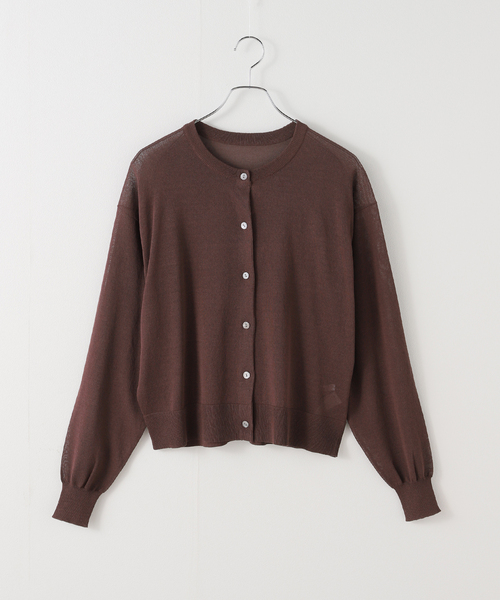 ジャーナルスタンダードレリューム リネン シアーニット 24SS JOURNAL STANDARD relume ニット セーター リネンシアー