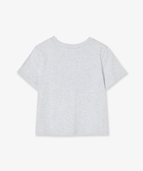 Tシャツ・カットソー AEAE SPIRAL LOGO CROP TSHIRTS LIGHT GREY WEB LOGO CROP T-SHIRTS（Tシャツ/カットソー）｜aeae