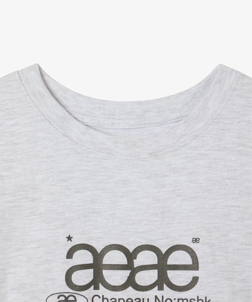 Tシャツ・カットソー AEAE LOGO CROP TSHIRTS WHITE WEB LOGO CROP T-SHIRTS(Tシャツ/カットソー)|aeae
