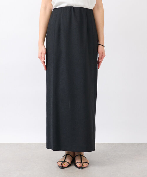 RIVE DROITE(リヴドロワ)の「【接触冷感/ウォッシャブル】ピンタックナロースカート(スカート・レディース・オフホワイト/ブラック/ベージュ・38/36)」の20枚目の写真