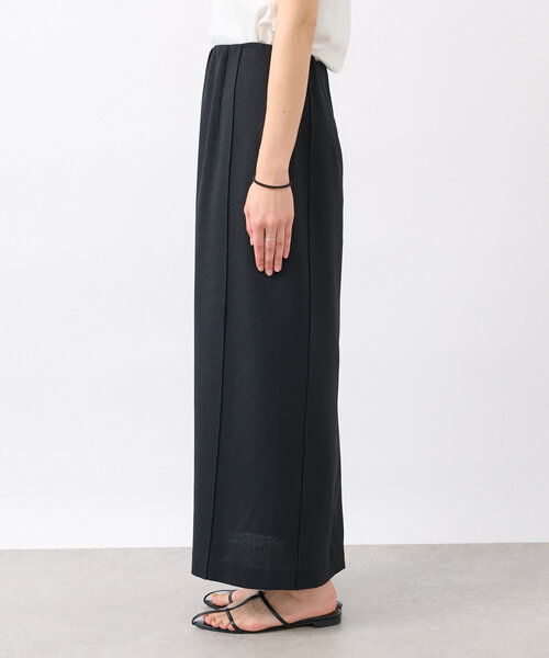 RIVE DROITE(リヴドロワ)の「【接触冷感/ウォッシャブル】ピンタックナロースカート(スカート・レディース・オフホワイト/ブラック/ベージュ・38/36)」の21枚目の写真