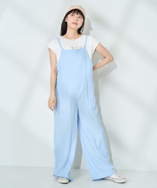 doux bleu バックリボンサロペット セール】<接触冷感/大きいサイズあり>SUMMERCOOL バックリボン