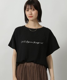 LAKOLE | 布帛プリントT / 571205(Tシャツ/カットソー)