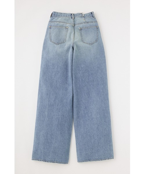 ぱーぷる様。moussy　 クロスウエストワイドストレートデニム　L CROSS WAIST WIDE STRAIGHT/クロスウエストワイドストレート
