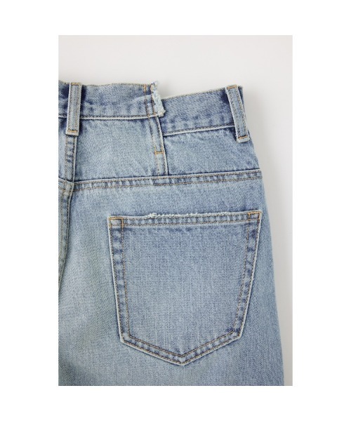 MOUSSY CROSS WAIST WIDE STRAIGHT デニム　ワイド MOUSSY | CROSS WAIST WIDE STRAIGHT (ワイド ) |SHEL'TTER WEBSTORE
