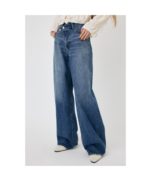 MOUSSY CROSS WAIST WIDE STRAIGHTデニムパンツ MOUSSY | CROSS WAIST WIDE STRAIGHT (ワイド ) |SHEL'TTER WEBSTORE