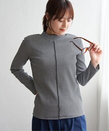 【新品】CRESCENT DUO　ボーダー切替えのカットソー　プルオーバー ボーダー切り替え プルオーバー」に該当するファッション通販