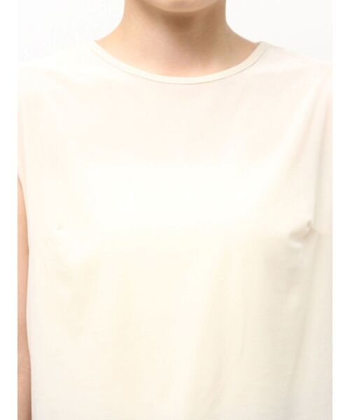 LAGUNAMOON（ラグナムーン）の「ベロアノースリーブトップス（Tシャツ/カットソー・レディース・ブラック/アイボリー/モカ・FREE）」の8枚目の写真