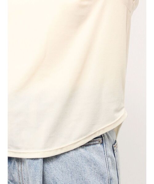 LAGUNAMOON（ラグナムーン）の「ベロアノースリーブトップス（Tシャツ/カットソー・レディース・ブラック/アイボリー/モカ・FREE）」の10枚目の写真